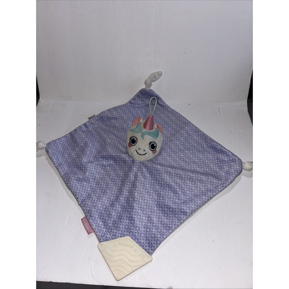 Booginhead Unicorn Lovey Security Blanket Soother Teether 2019 Purple